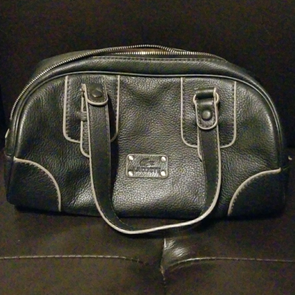 Lacoste Pebble Leather purse